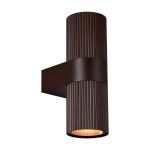 Nordlux Kyklop Wandlamp Aluminium Roestig  Up & Down | Geschikt voor 2x GU10