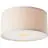 Brilliant Teddy Plafondlamp Metaal Textiel Beige | 450mm - Geschikt voor 3x E27