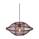 Good&Mojo Hanglamp Maui Bamboe Burgundy S | Geschikt voor 1x E27 
